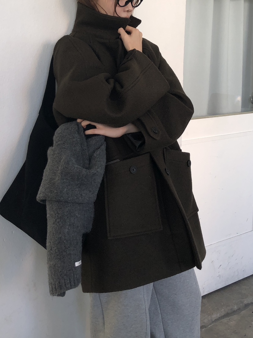 UNBOUND東大門㊣實拍女裝新品25秋冬真品職業熱賣中長款大衣UNBOUND中長款大衣