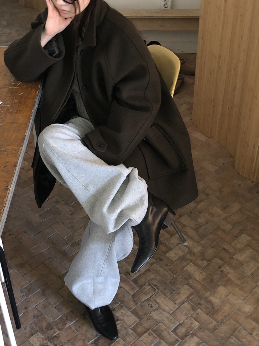 UNBOUND東大門㊣實拍女裝新品25秋冬真品職業熱賣中長款大衣UNBOUND中長款大衣