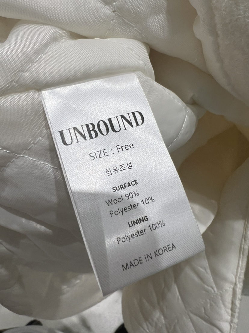 UNBOUND東大門㊣實拍女裝新品25秋冬真品職業熱賣中長款大衣UNBOUND中長款大衣