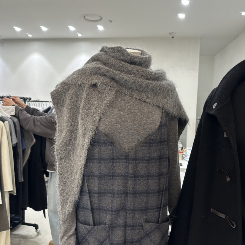 HONG-P東大門㊣實拍女士新品休閑熱賣推薦人氣圍巾披肩披肩HONG-P圍巾/披肩圖色1