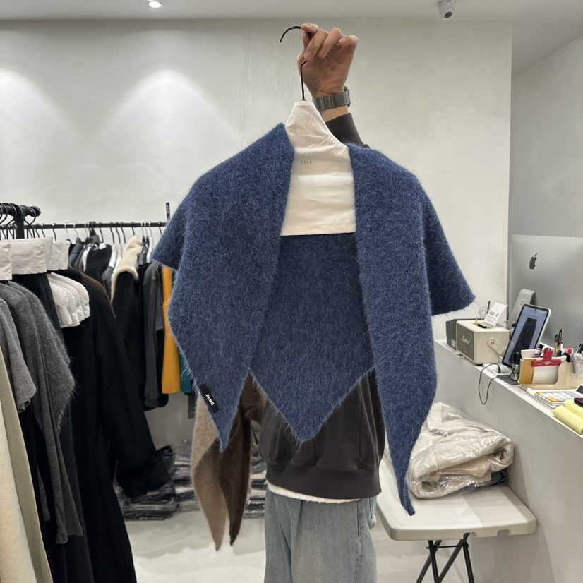 HONG-P東大門㊣實拍女士新品休閑熱賣推薦人氣圍巾披肩披肩HONG-P圍巾/披肩圖色2