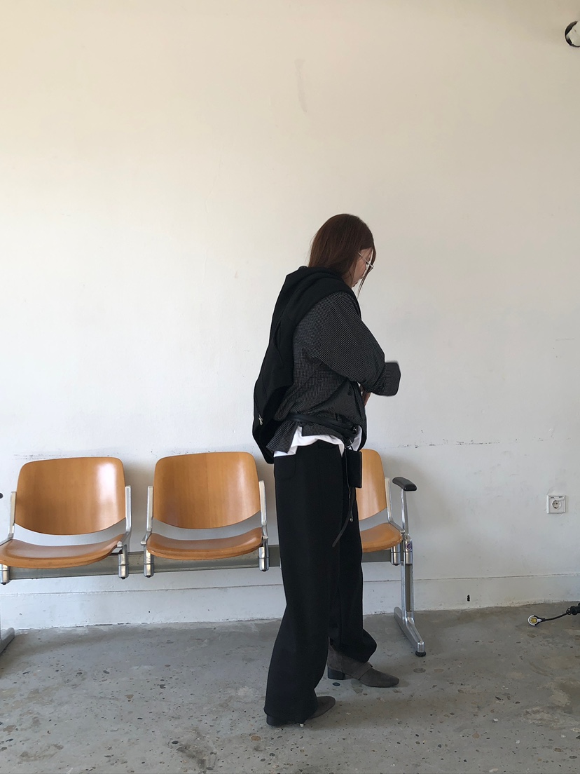 UNBOUND東大門㊣直郵女裝新款真品時尚職業推薦人氣25秋冬休閑褲UNBOUND休閑褲