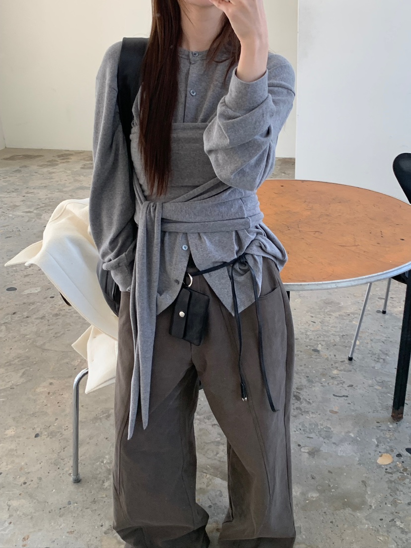 UNBOUND東大門㊣實拍女裝新款熱賣時尚真品人氣休閑長袖T恤UNBOUND長袖T恤