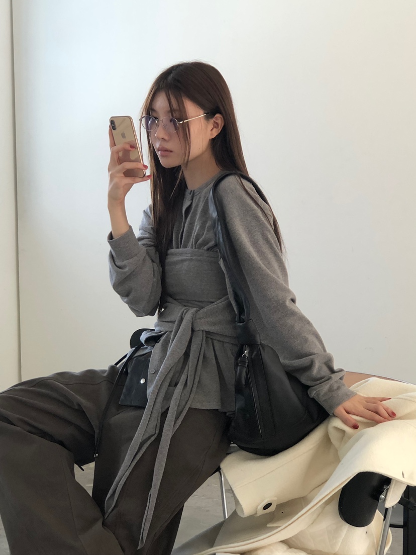 UNBOUND東大門㊣實拍女裝新款熱賣時尚真品人氣休閑長袖T恤UNBOUND長袖T恤