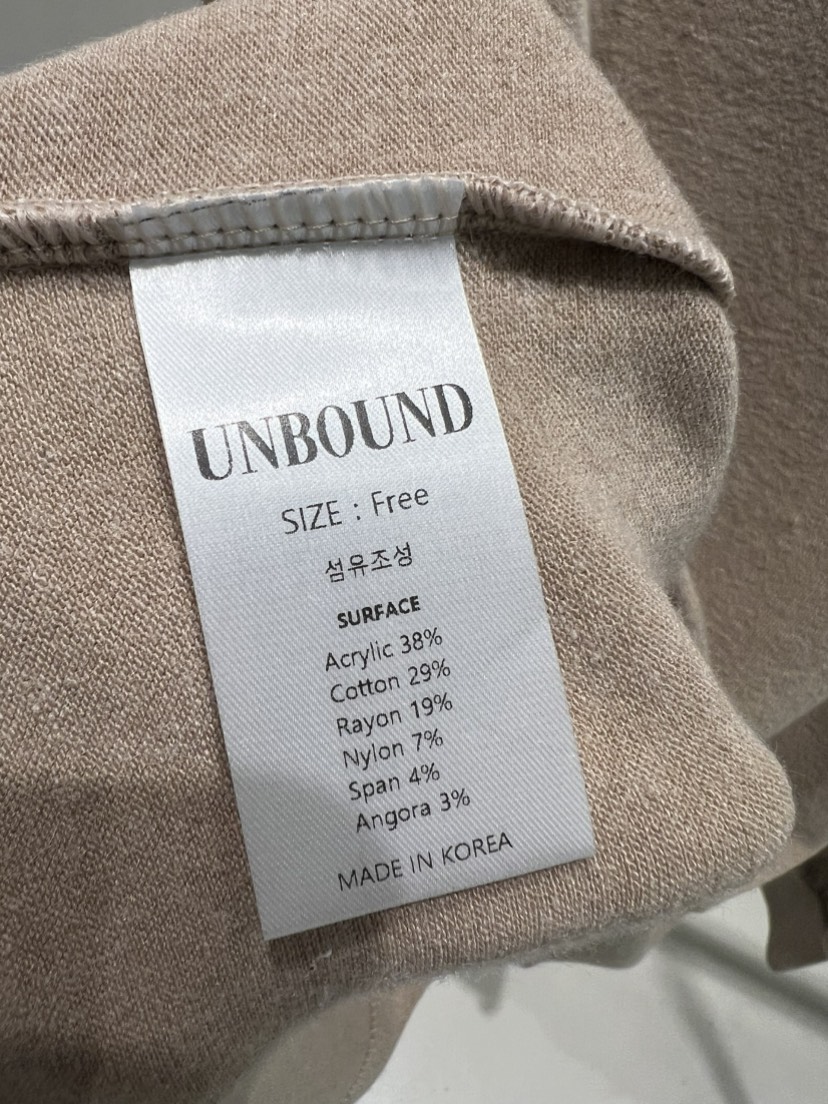 UNBOUND東大門㊣實拍女裝新款熱賣時尚真品人氣休閑長袖T恤UNBOUND長袖T恤