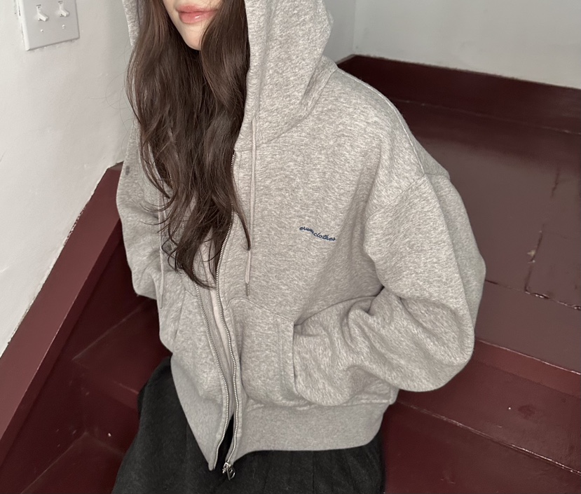 ERUME東大門㊣直郵女士新款人氣熱賣職業時尚夾克連帽衫抓絨ERUME夾克