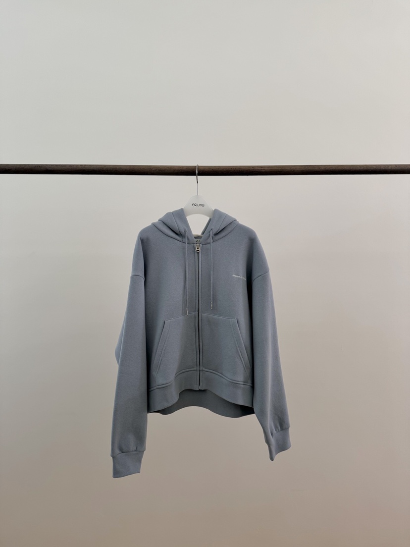 ERUME東大門㊣直郵女士新款人氣熱賣職業時尚夾克連帽衫抓絨ERUME夾克圖色2