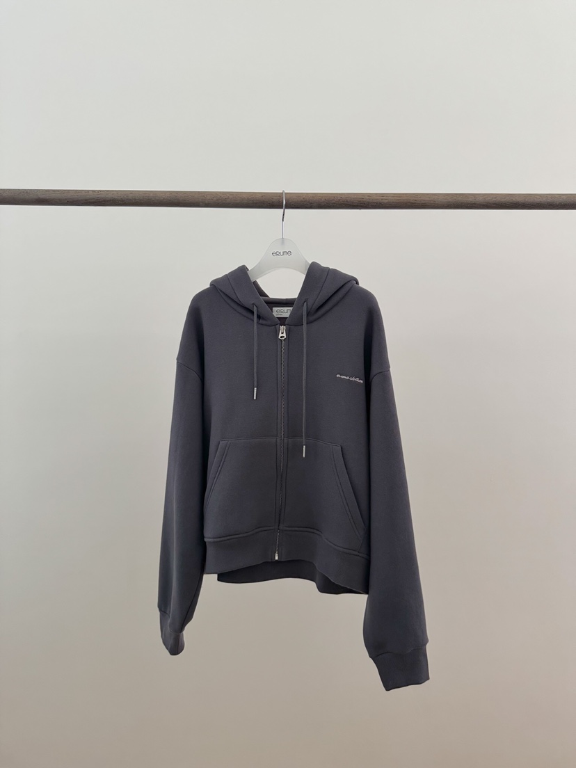 ERUME東大門㊣直郵女士新款人氣熱賣職業時尚夾克連帽衫抓絨ERUME夾克圖色3