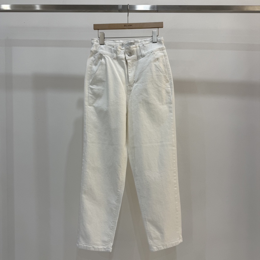 BLANC-A東大門㊣直郵女裝新品熱賣真品職業休閑25秋冬牛仔褲BLANC-A牛仔褲圖色1
