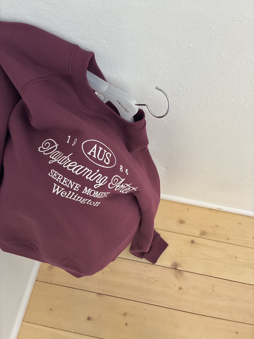 ERUME東大門㊣直郵女裝新款25秋冬推薦時尚真品休閑衛衣羊皮ERUME衛衣