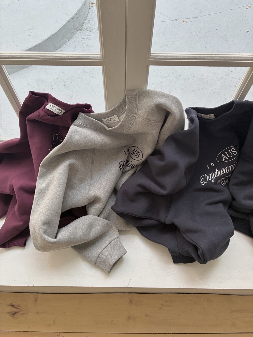 ERUME東大門㊣直郵女裝新款25秋冬推薦時尚真品休閑衛衣羊皮ERUME衛衣