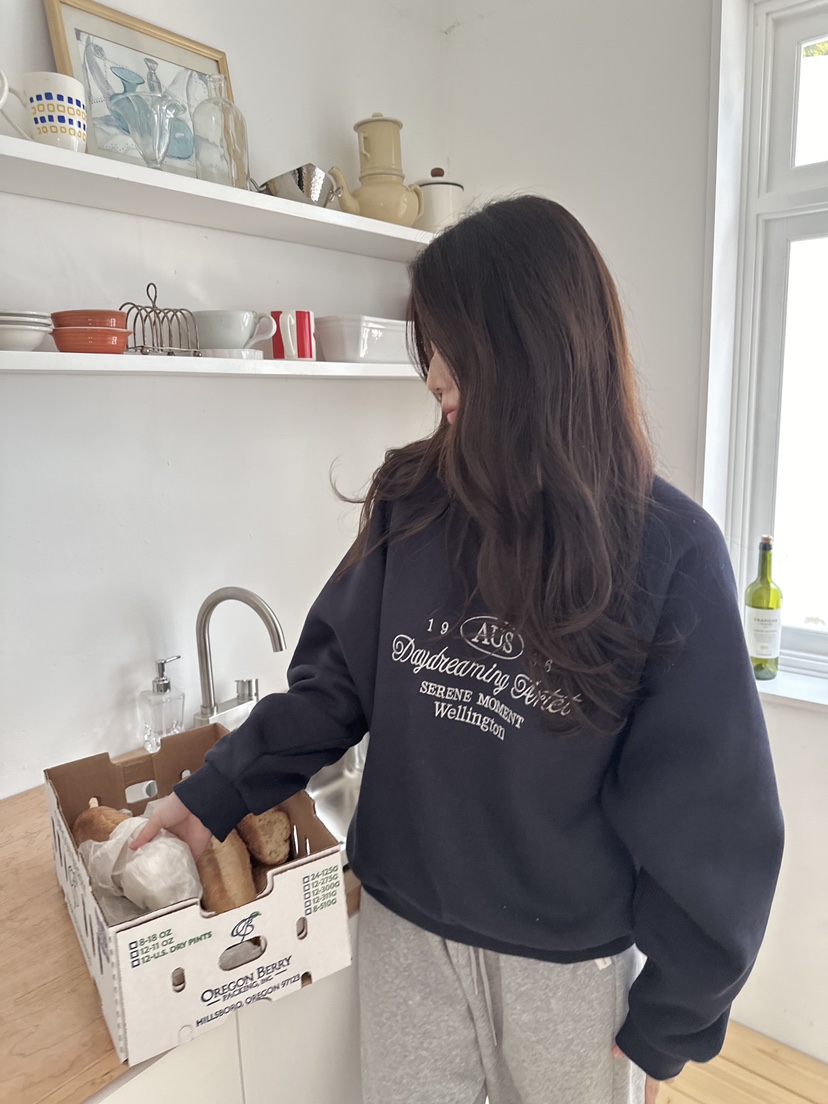 ERUME東大門㊣直郵女裝新款25秋冬推薦時尚真品休閑衛衣羊皮ERUME衛衣