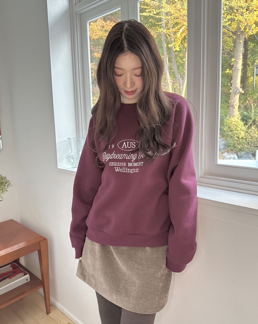 ERUME東大門㊣直郵女裝新款25秋冬推薦時尚真品休閑衛衣羊皮ERUME衛衣