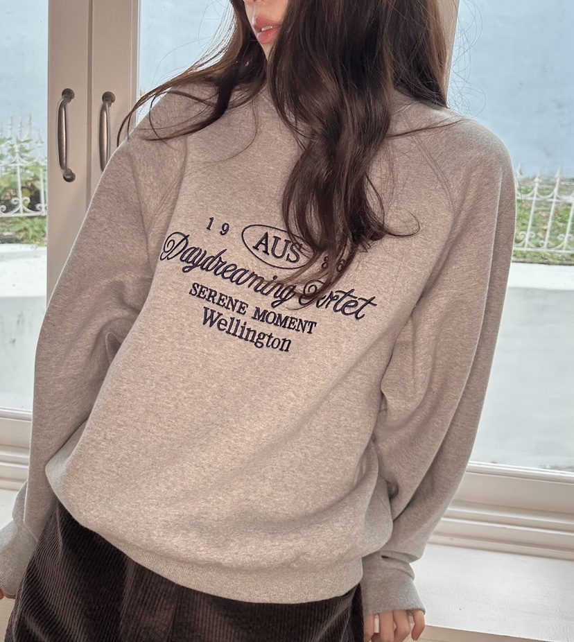 ERUME東大門㊣直郵女裝新款25秋冬推薦時尚真品休閑衛衣羊皮ERUME衛衣