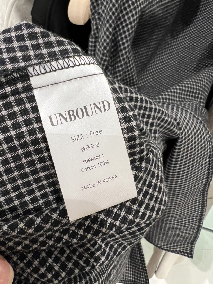 UNBOUND東大門㊣直郵女士新品25秋冬休閑人氣推薦襯衫蕾絲衫UNBOUND襯衫/蕾絲衫