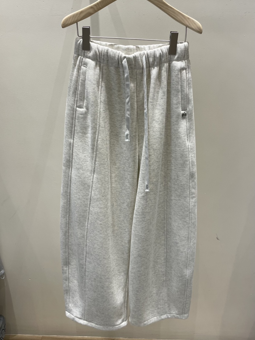 NEOUL東大門㊣代購女士新款熱賣推薦25秋冬時尚休閑褲抓絨柔軟NEOUL/ahin雙領標簽休閑褲圖色1