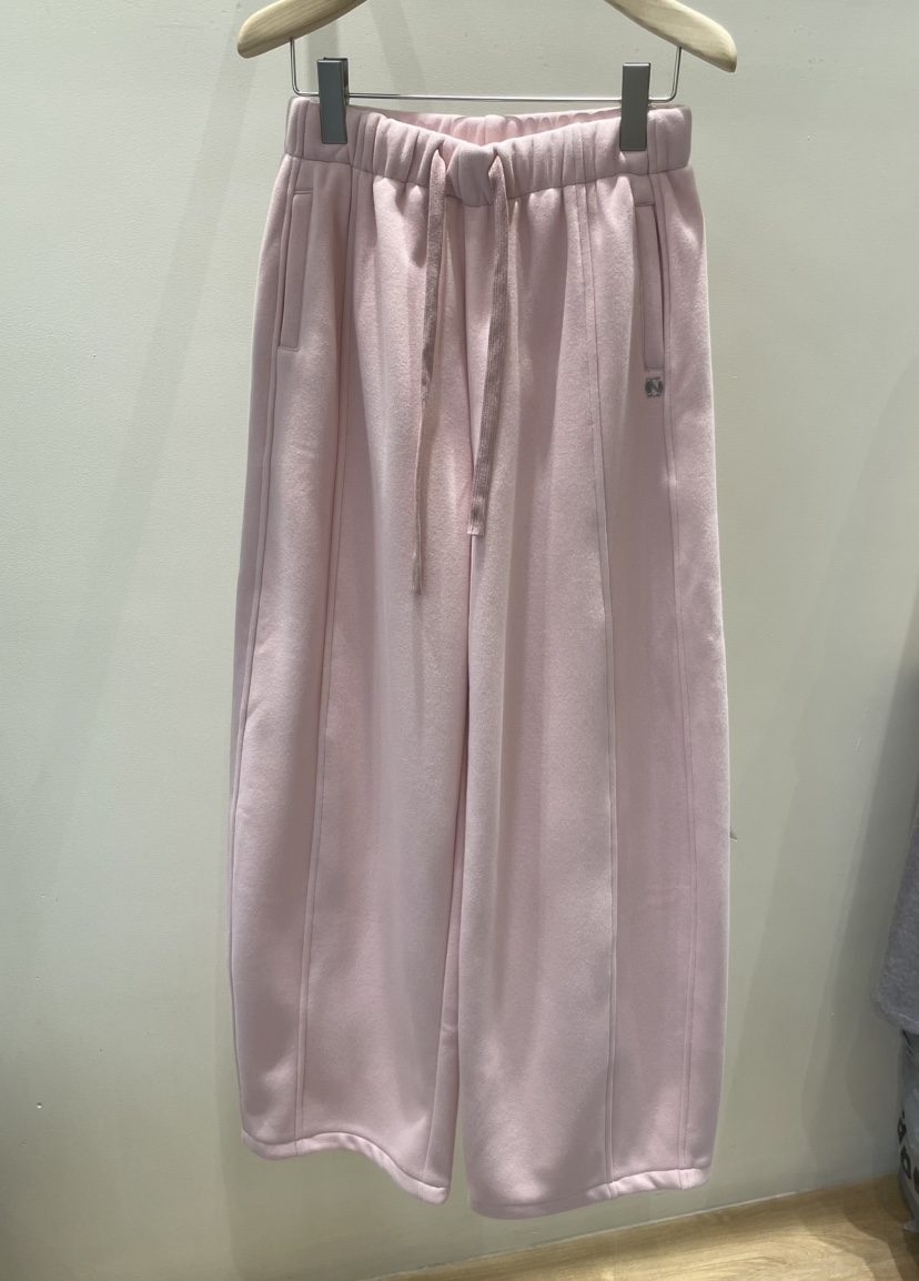 NEOUL東大門㊣代購女士新款熱賣推薦25秋冬時尚休閑褲抓絨柔軟NEOUL/ahin雙領標簽休閑褲圖色5