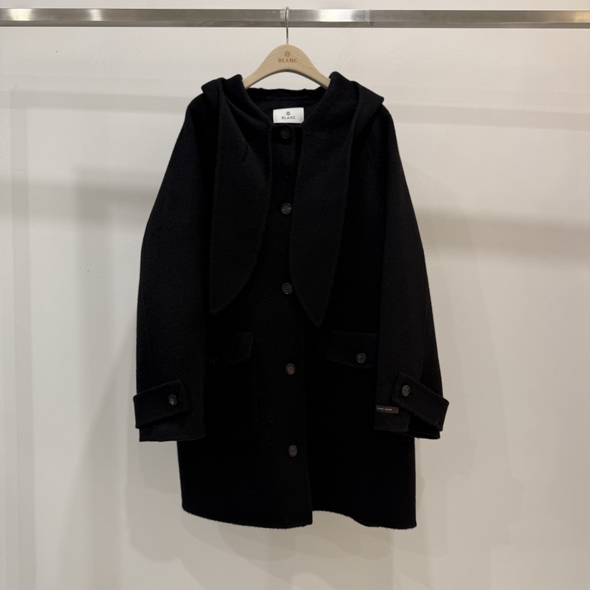 BLANC-A東大門㊣直郵女士新款時尚熱賣休閑真品中長款大衣BLANC-A中長款大衣圖色3