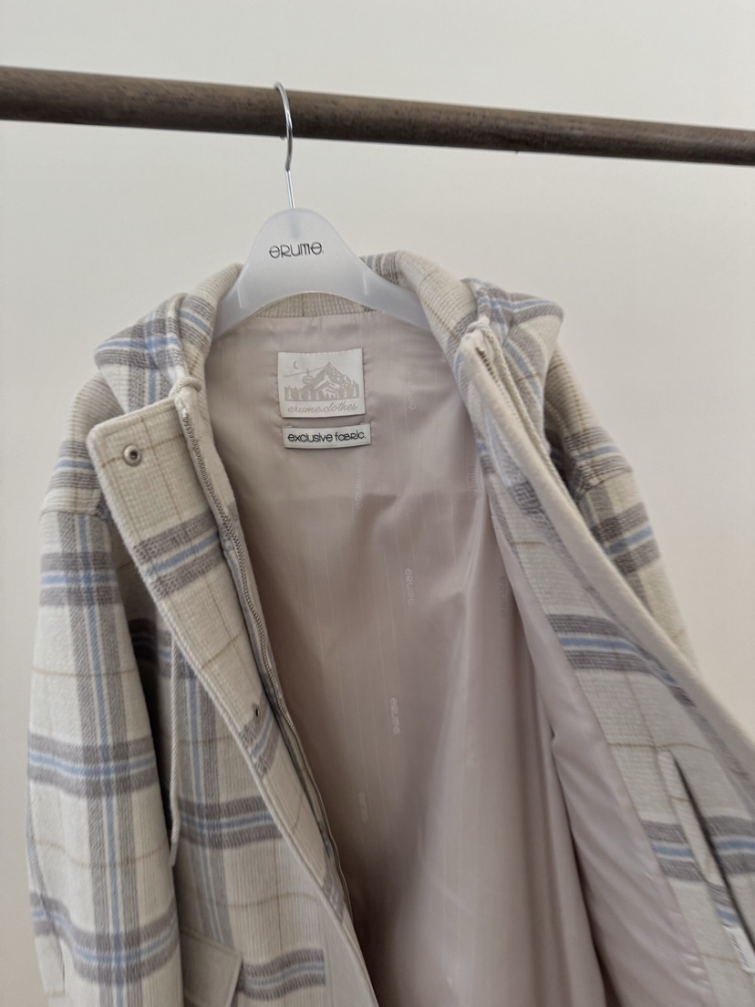 ERUME東大門㊣實拍女士新品推薦人氣真品休閑25秋冬中長款大衣ERUME中長款大衣