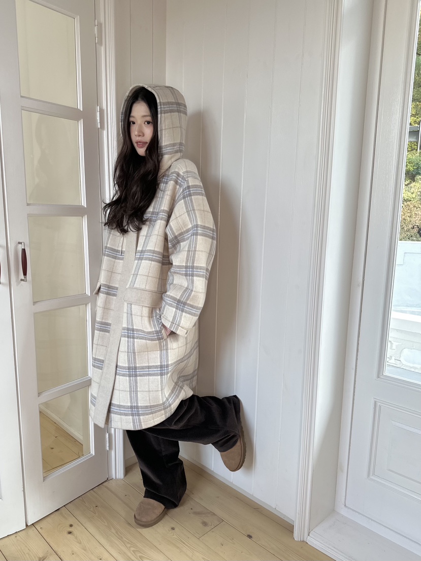 ERUME東大門㊣實拍女士新品推薦人氣真品休閑25秋冬中長款大衣ERUME中長款大衣