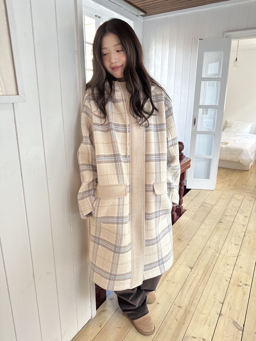 ERUME東大門㊣實拍女士新品推薦人氣真品休閑25秋冬中長款大衣ERUME中長款大衣