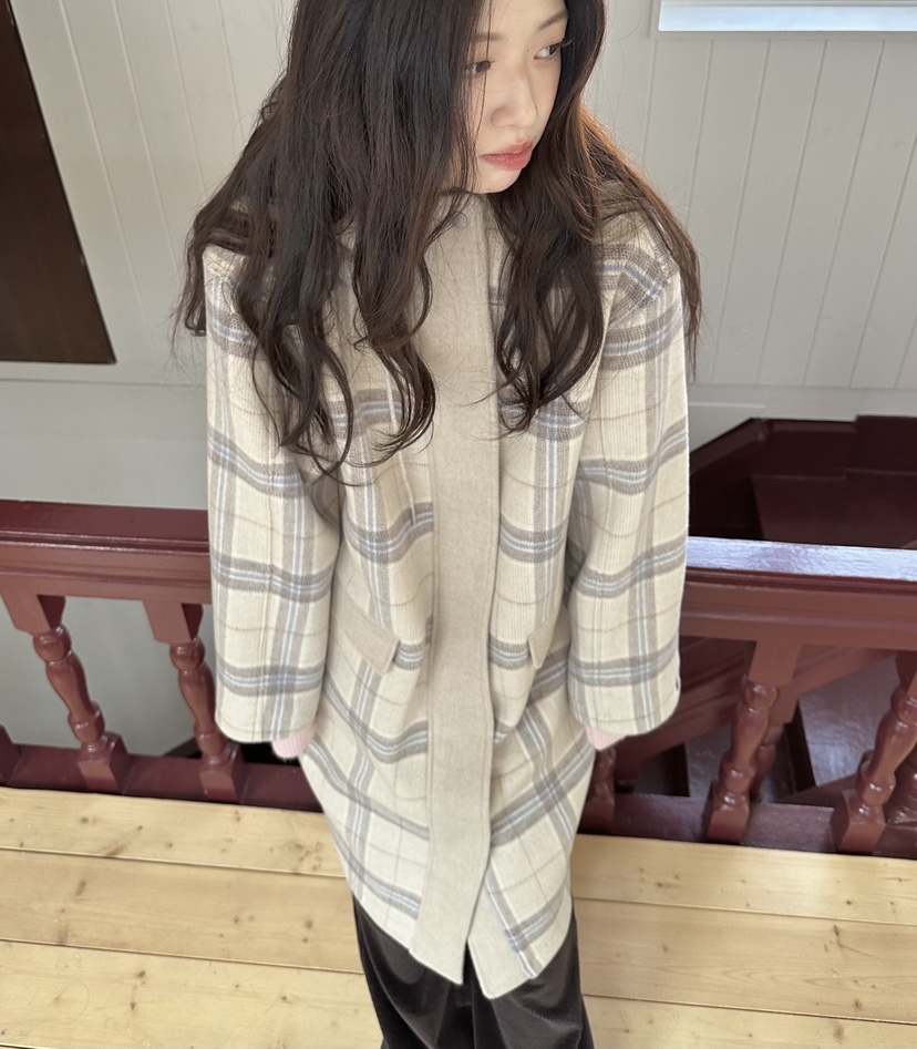 ERUME東大門㊣實拍女士新品推薦人氣真品休閑25秋冬中長款大衣ERUME中長款大衣