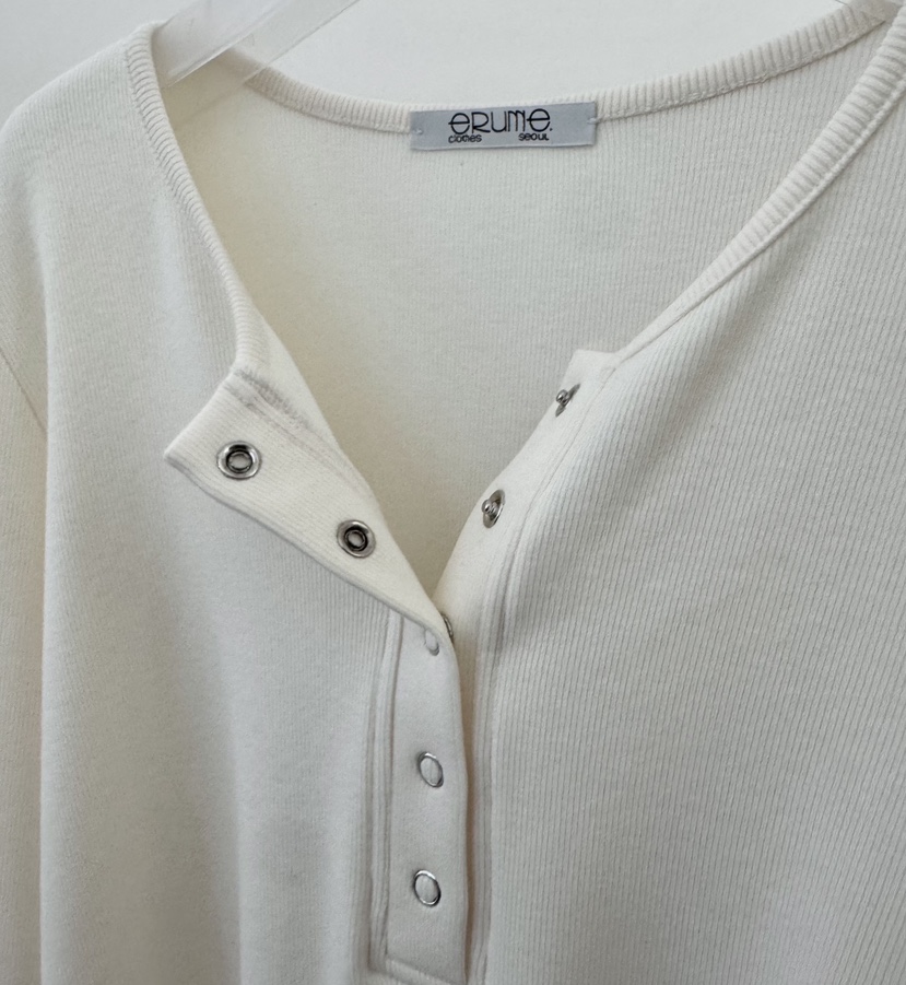 ERUME韓國直郵㊣女裝新品推薦真品人氣25秋冬職業熱賣長袖T恤ERUME長袖T恤