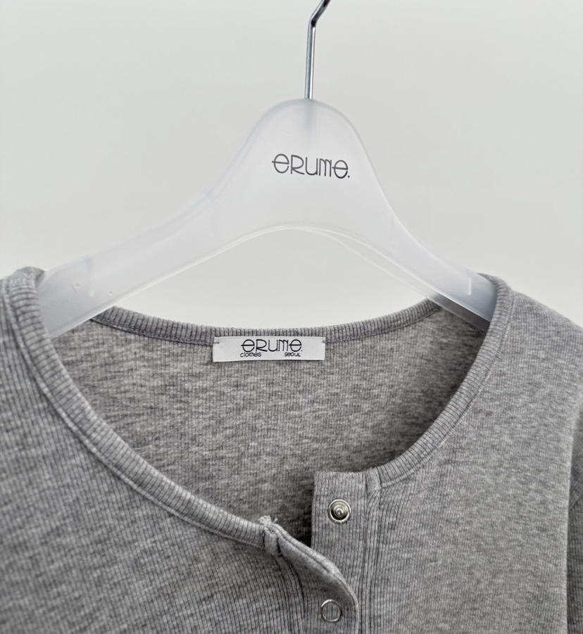 ERUME韓國直郵㊣女裝新品推薦真品人氣25秋冬職業熱賣長袖T恤ERUME長袖T恤