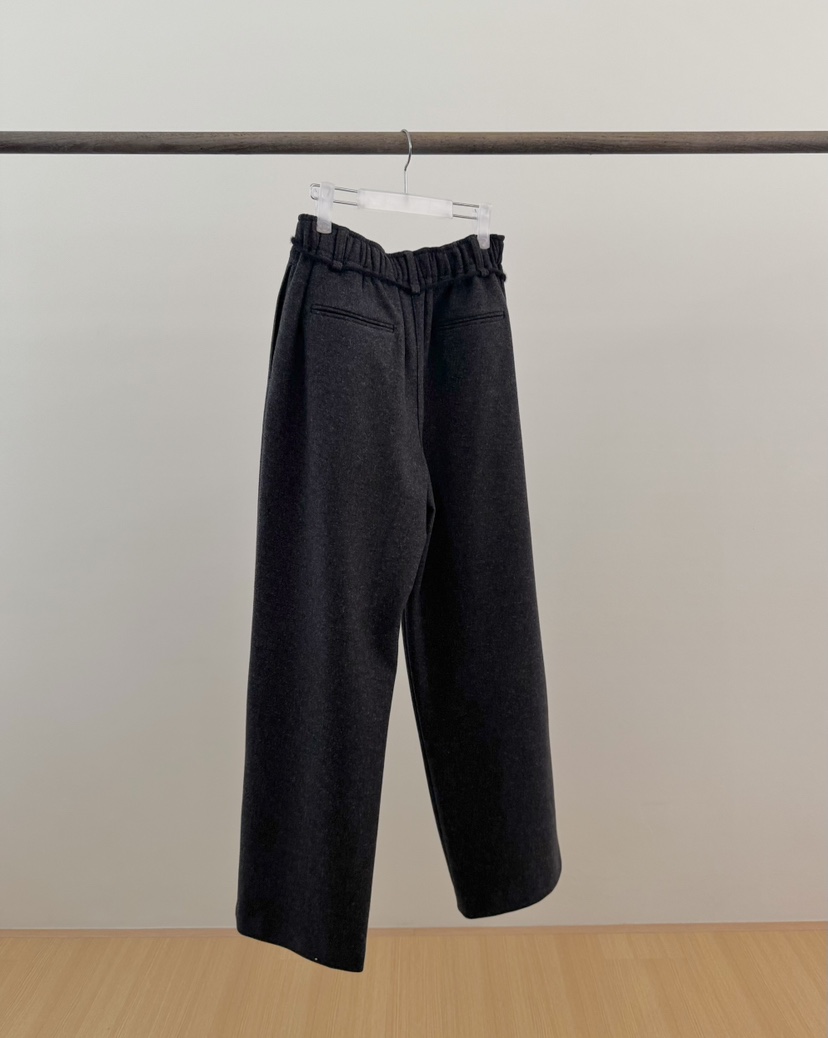 ERUME韓國代購㊣女士新款推薦職業熱賣真品休閑時尚休閑褲羊毛ERUME休閑褲