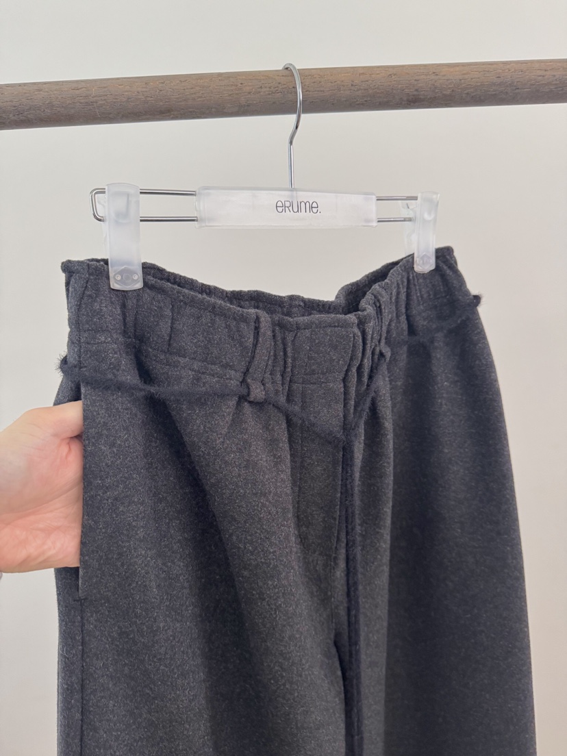 ERUME韓國代購㊣女士新款推薦職業熱賣真品休閑時尚休閑褲羊毛ERUME休閑褲