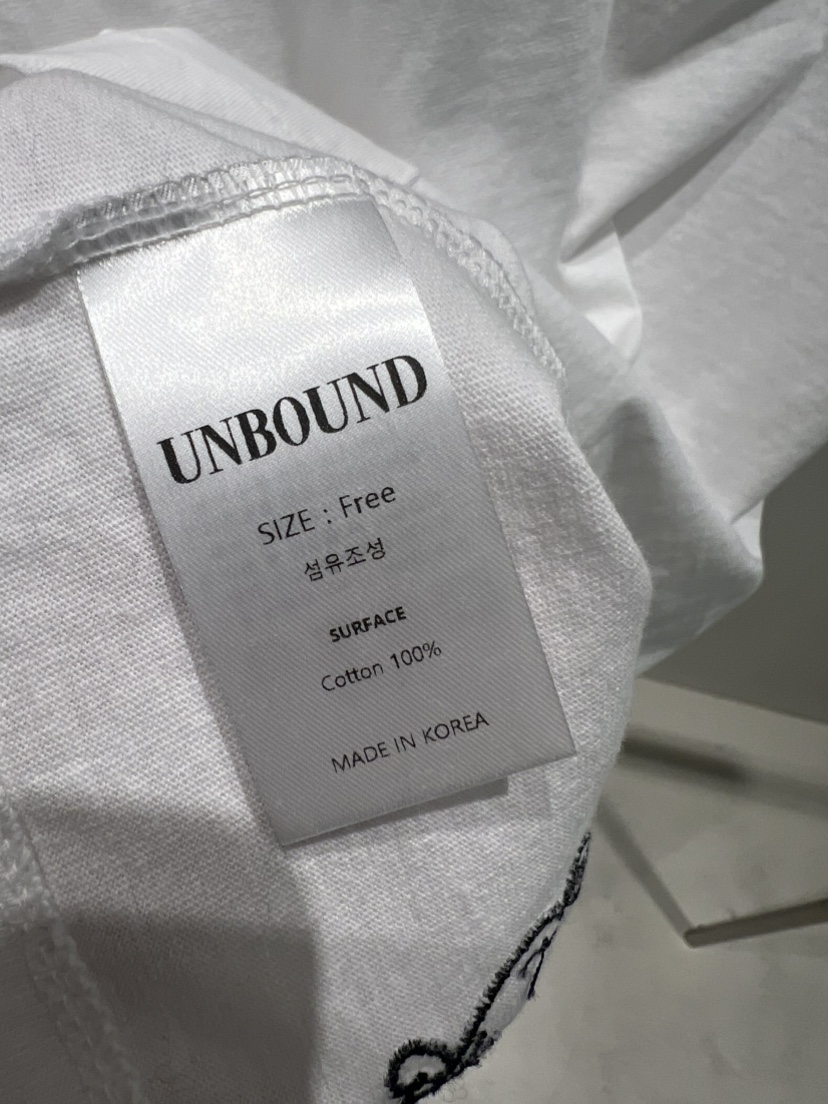 UNBOUND東大門㊣實拍女士新品推薦時尚人氣真品25秋冬熱賣T恤UNBOUNDT恤