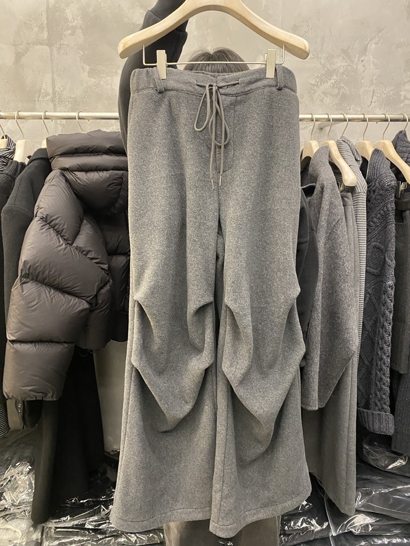 THE VETIVER-A東大門㊣代購女士新品時尚職業休閑休閑褲羊毛VETIVER休閑褲圖色1