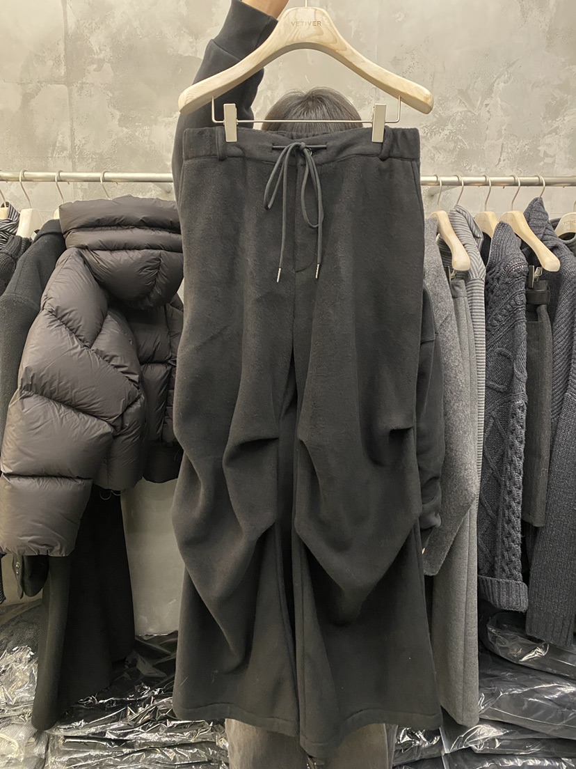 THE VETIVER-A東大門㊣代購女士新品時尚職業休閑休閑褲羊毛VETIVER休閑褲圖色2