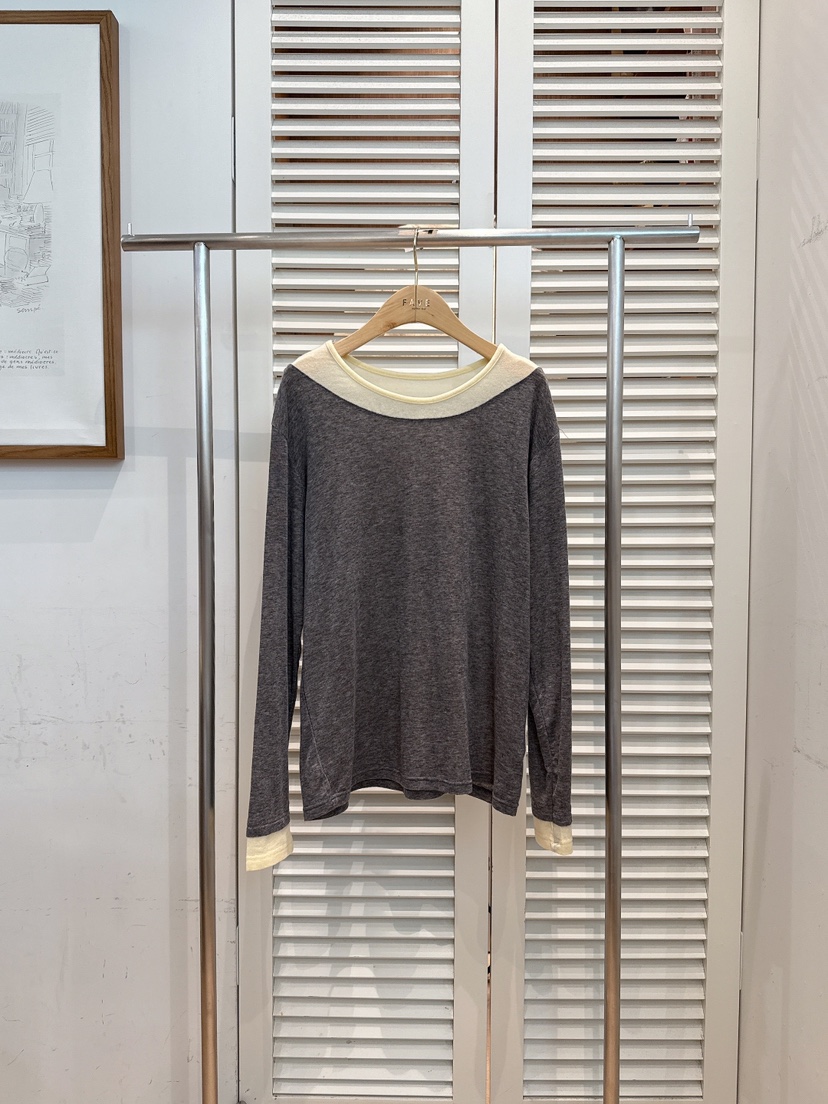 FAVE-L韓國代購㊣女士新款時尚推薦職業熱賣真品休閑長袖T恤FAVE-L長袖T恤圖色4