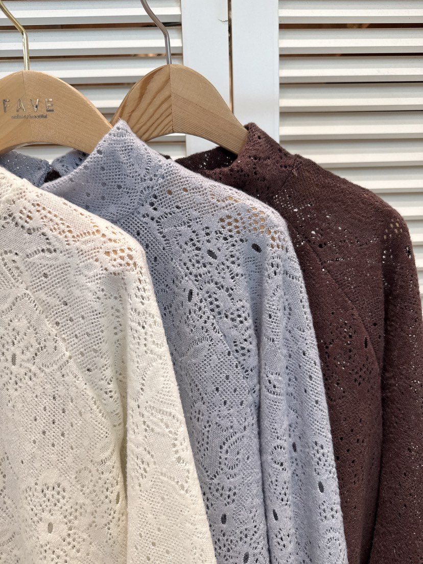 FAVE-L韓國代購㊣女士新款25秋冬人氣真品時尚熱賣襯衫蕾絲衫FAVE-L襯衫/蕾絲衫