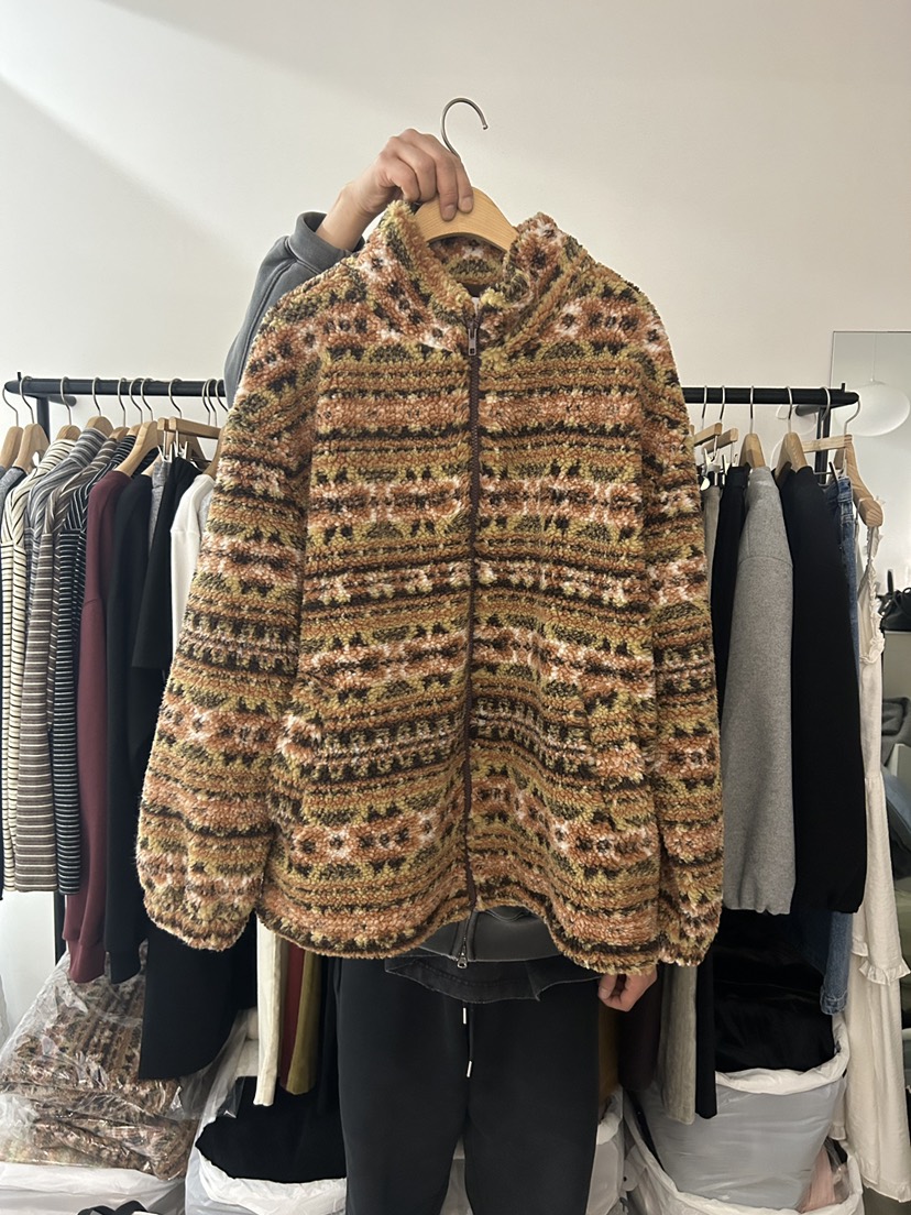 AS THOUGHT東大門㊣代購女裝新品休閑人氣時尚夾克加絨羊毛AS THOUGHT夾克圖色2