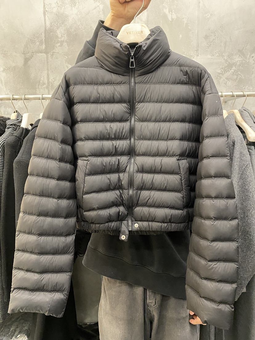 THE VETIVER-A韓國代購㊣女裝新品25秋冬短款羽絨服填充鴨絨VETIVER短款羽絨服圖色2