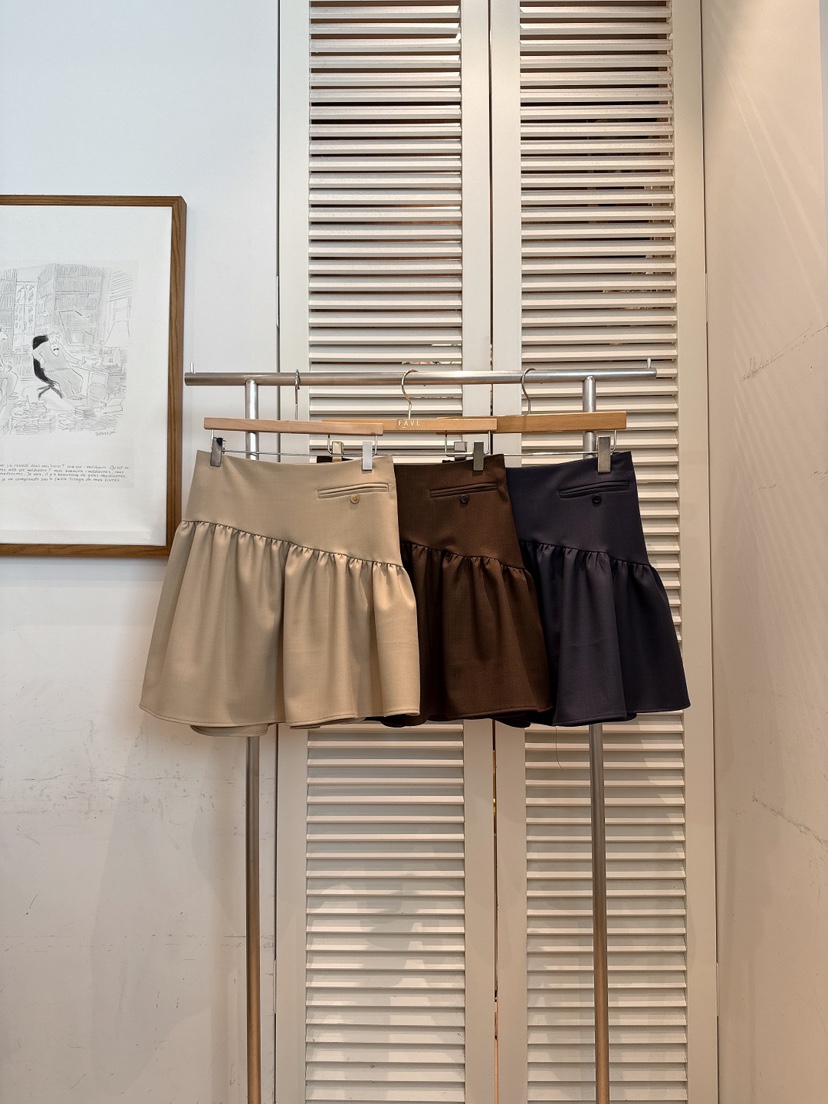 FAVE-L東大門㊣實拍女裝新款休閑推薦熱賣真品25秋冬時尚短裙FAVE-L短裙