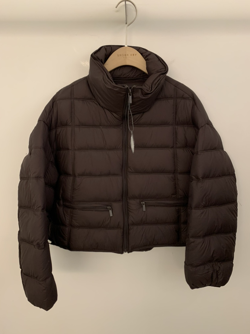 UNDER KEY韓國代購㊣女士新款25秋冬人氣短款羽絨服填充鴨絨UNDER KEY短款羽絨服圖色2