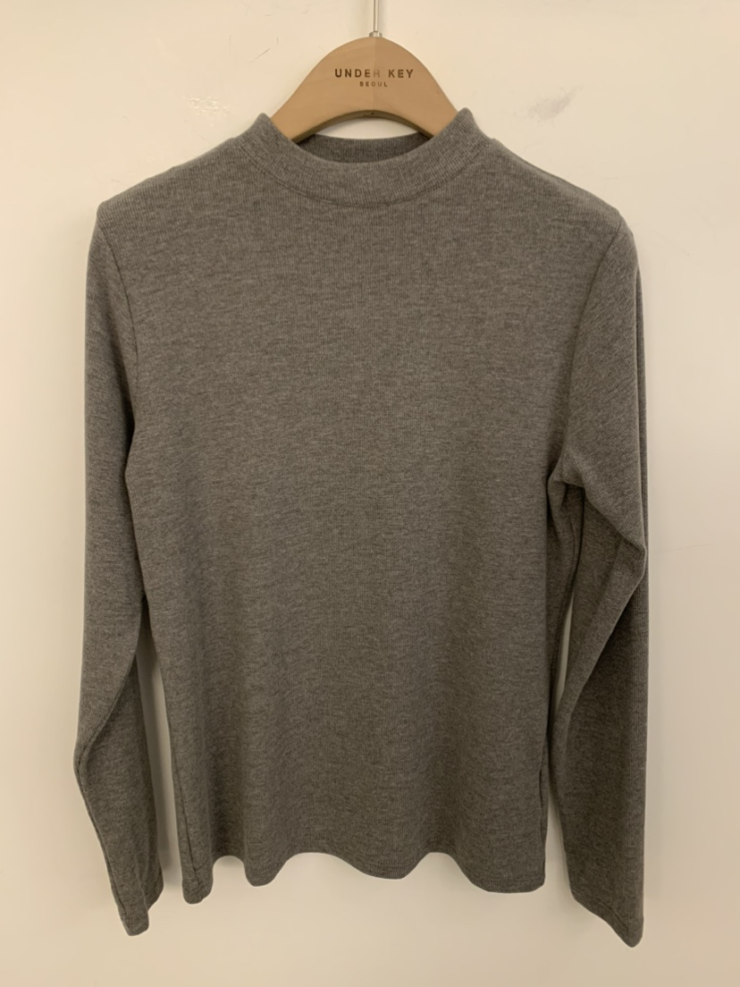 UNDER KEY東大門㊣代購女裝新品熱賣25秋冬職業時尚長袖T恤UNDER KEY長袖T恤圖色1