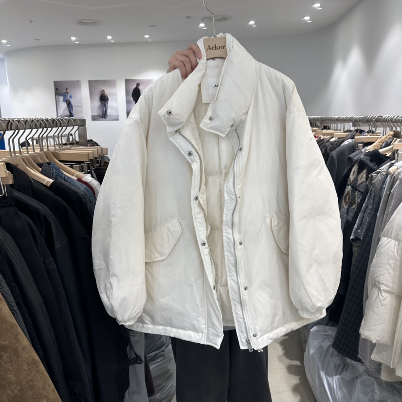 ACKER韓國直郵㊣女士新品休閑推薦時尚人氣真品短款羽絨服鴨絨ACKER短款羽絨服圖色2
