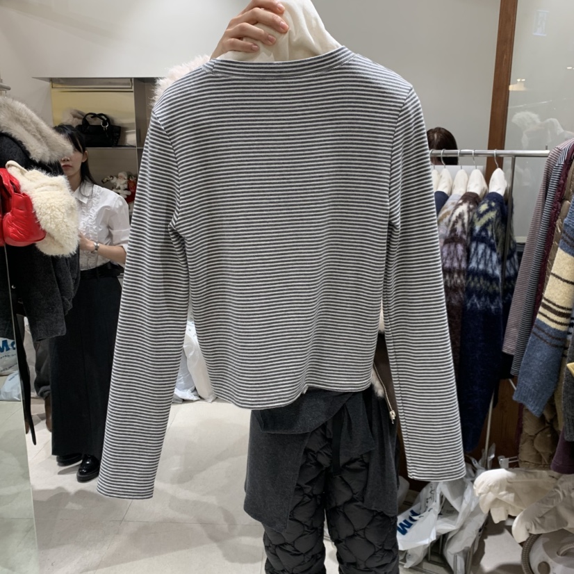 TEMPTING東大門㊣代購女裝新品25秋冬真品休閑推薦熱賣長袖T恤TEMPTING長袖T恤