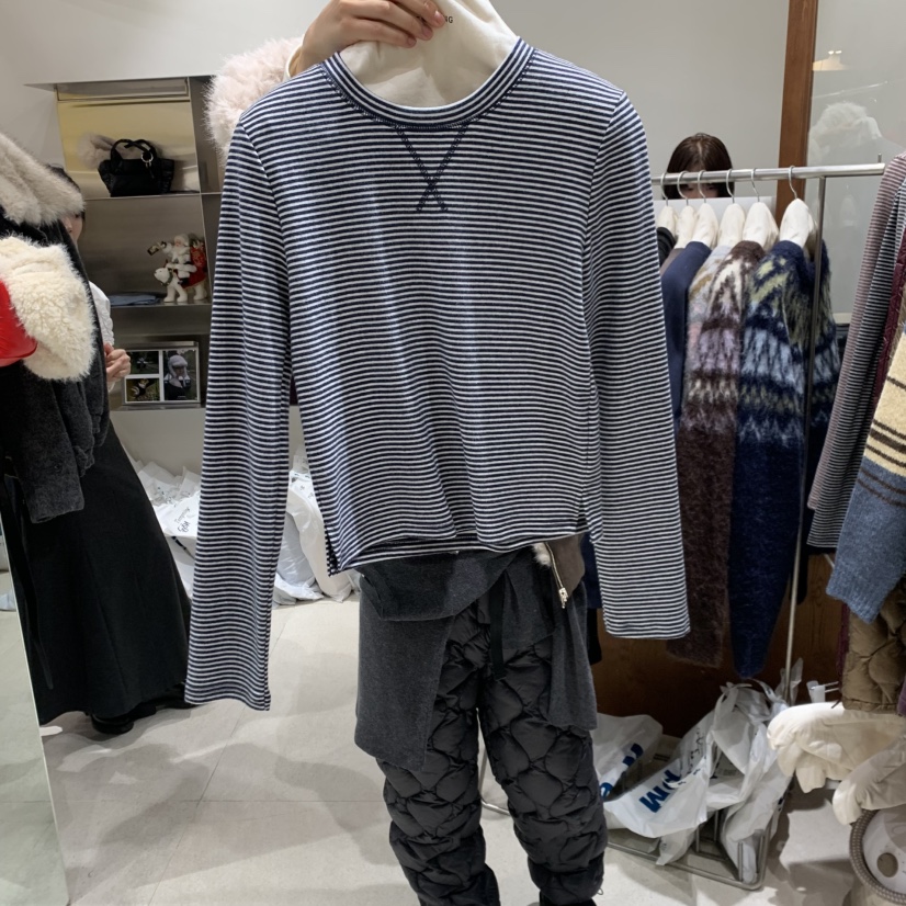 TEMPTING東大門㊣代購女裝新品25秋冬真品休閑推薦熱賣長袖T恤TEMPTING長袖T恤圖色3