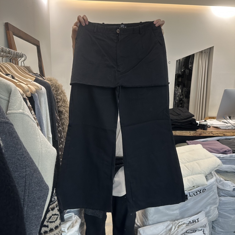 FRIC韓國代購㊣女士新品時尚熱賣真品休閑人氣推薦25秋冬裙褲棉FRIC裙褲圖色2