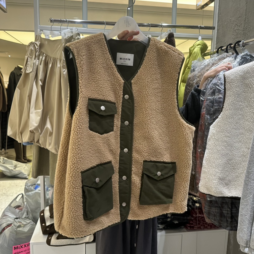 MIXXIN東大門㊣代購女士新品推薦25秋冬人氣時尚真品熱賣馬甲MIXXIN馬甲圖色2