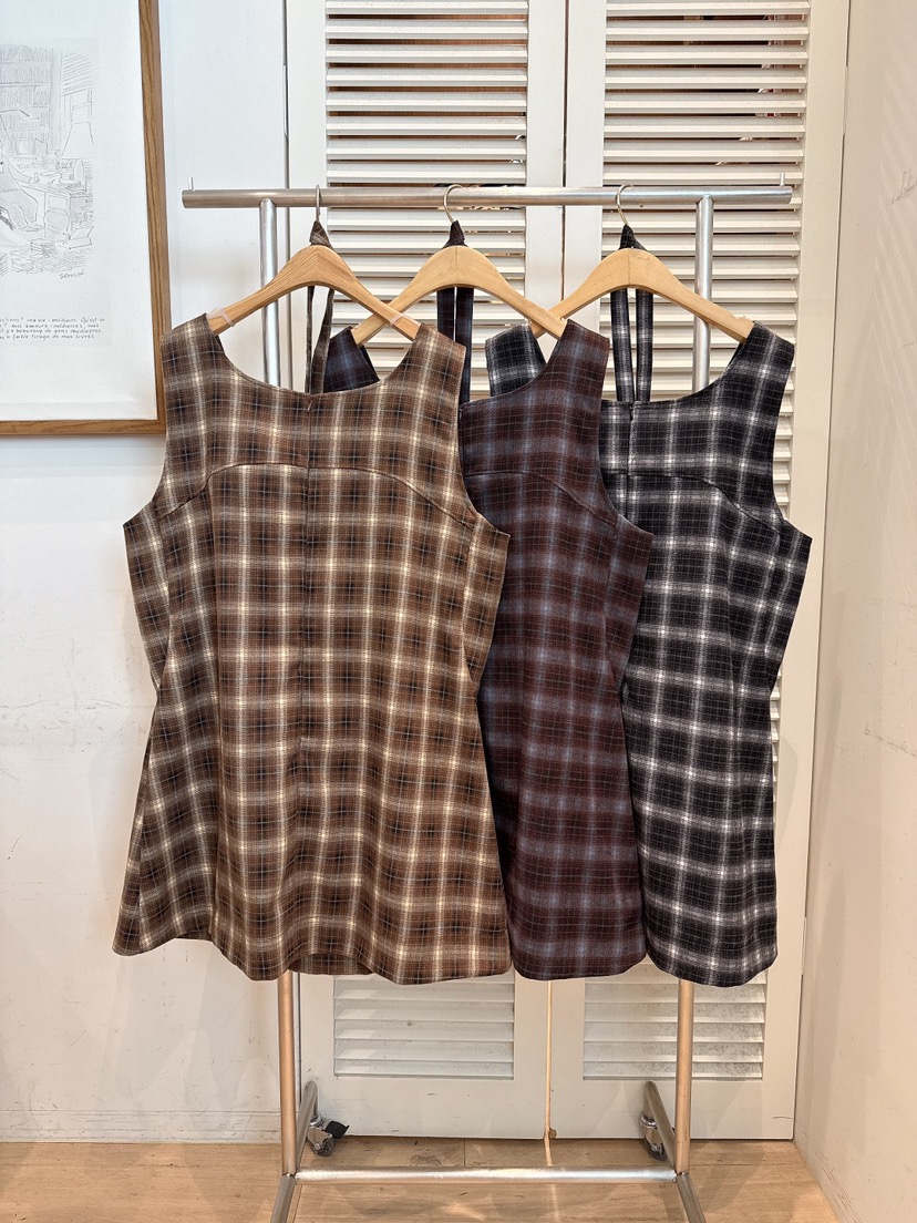 FAVE-L東大門㊣實拍女裝新款推薦熱賣25秋冬真品連衣裙含腰帶FAVE-L連衣裙