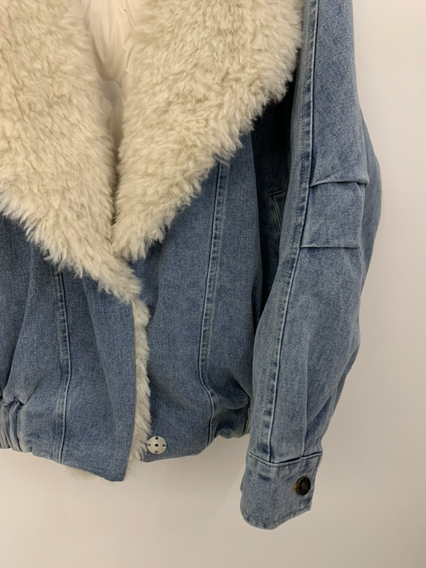 UNDER KEY東大門㊣直郵女裝新品熱賣短款羽絨服羊毛皮鴨絨UNDER KEY短款羽絨服