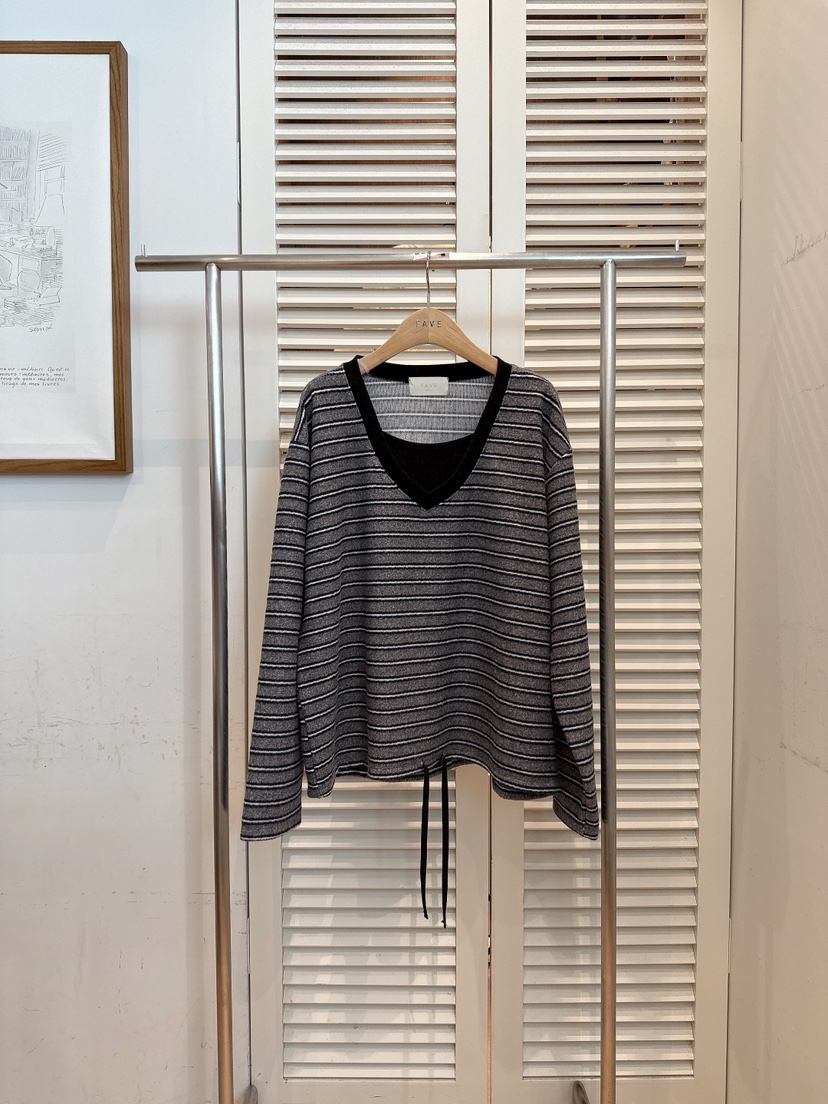 FAVE-L韓國直郵㊣女士新款休閑熱賣時尚25秋冬職業人氣衛衣FAVE-L衛衣圖色3黑