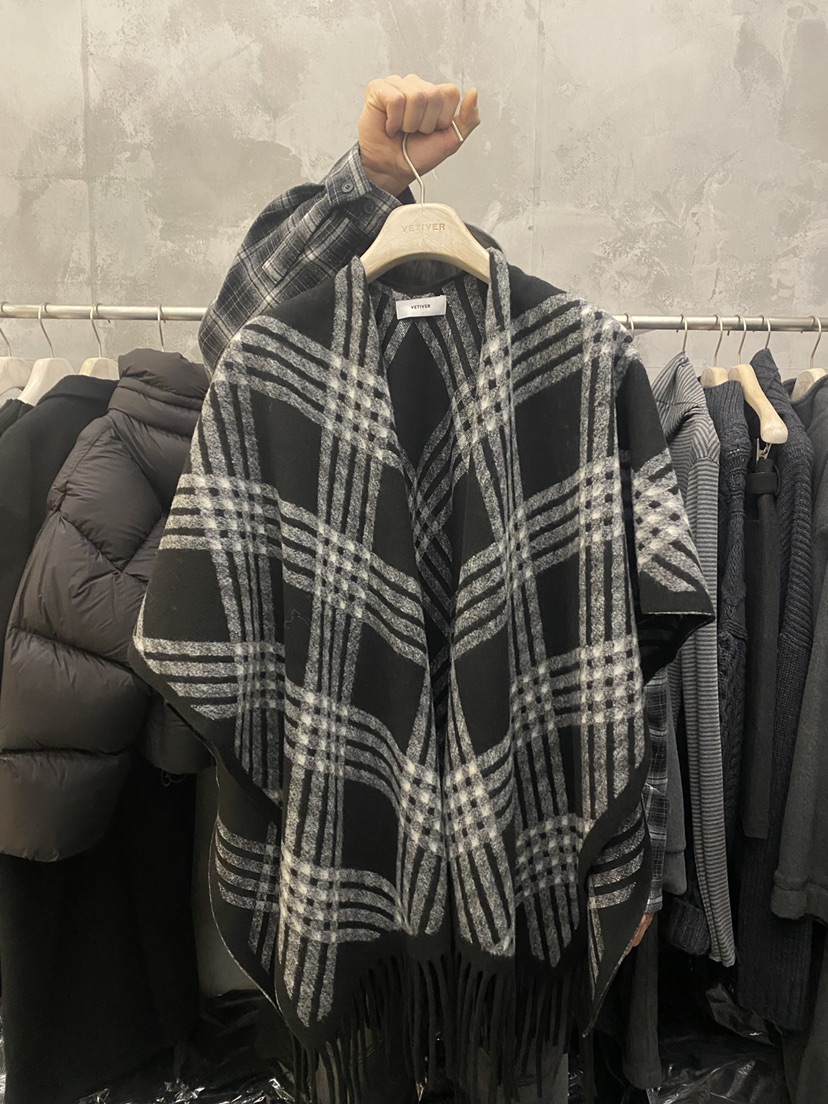 THE VETIVER-A東大門㊣直郵女裝新款人氣推薦圍巾披肩格子VETIVER圍巾/披肩圖色1