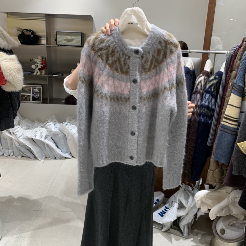 TEMPTING韓國代購㊣女士新款推薦25秋冬真品熱賣人氣時尚毛衣TEMPTING毛衣圖色1